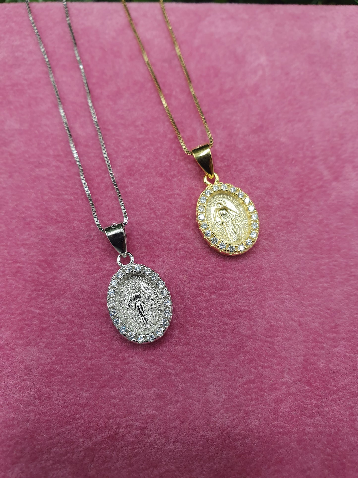 Collana Madonnina Zirconata