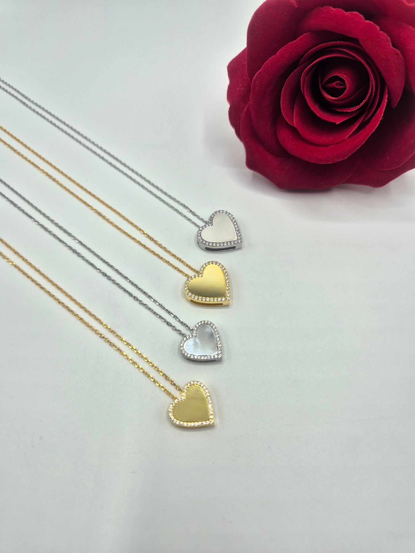 Collana Cuore Specchiato