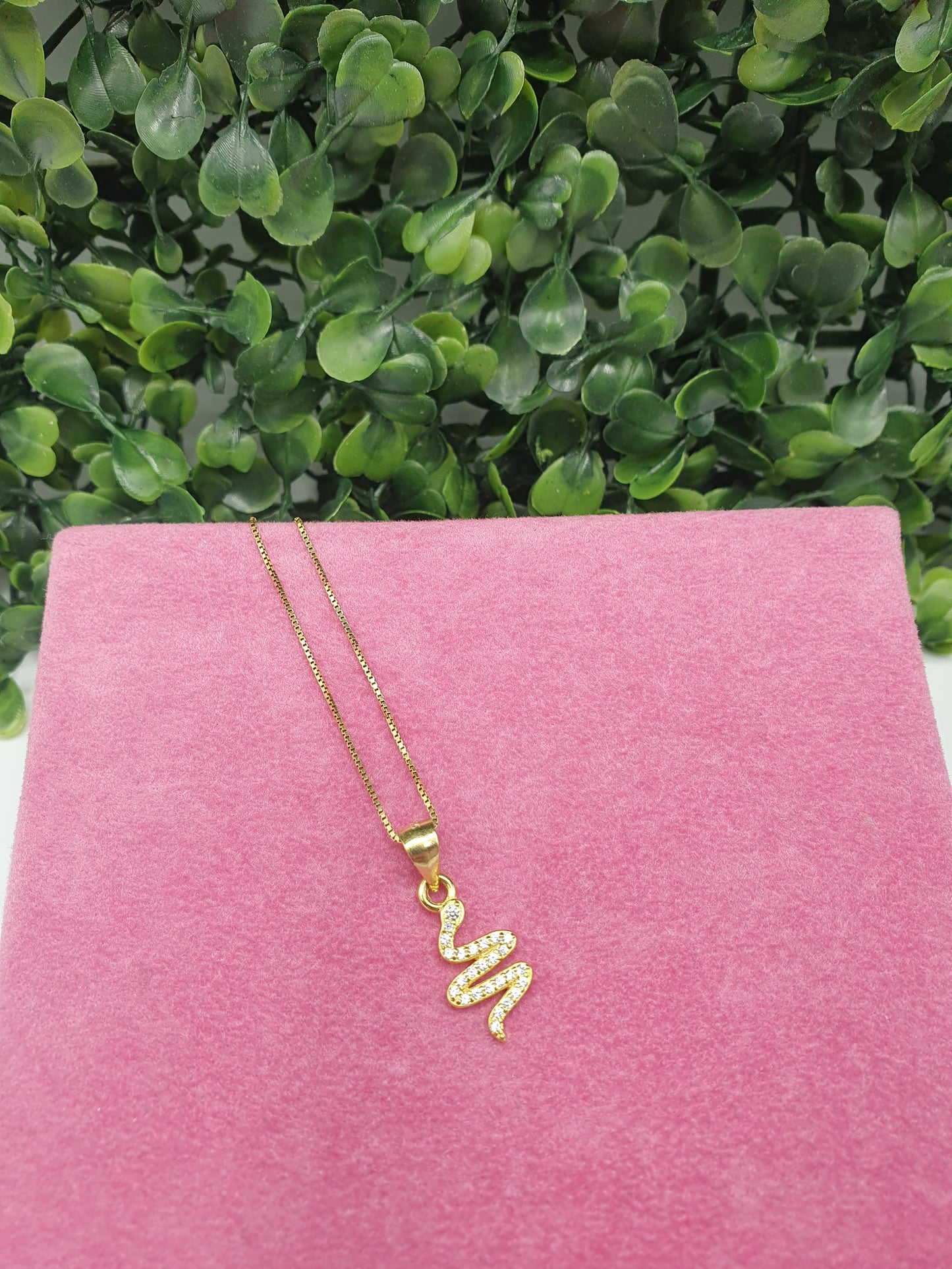 Collana Serpente Zirconato