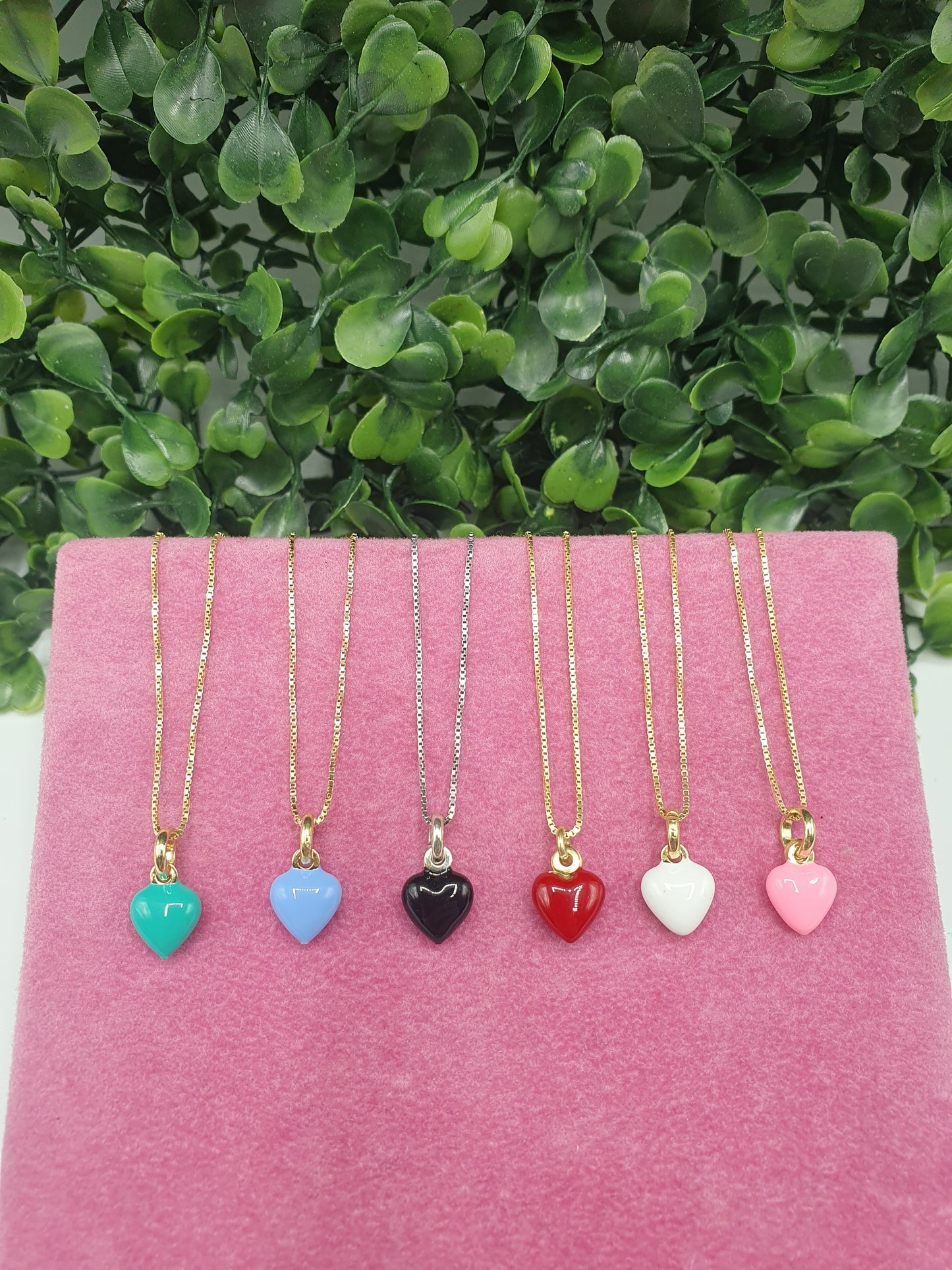 Collana Cuoricino Smaltato