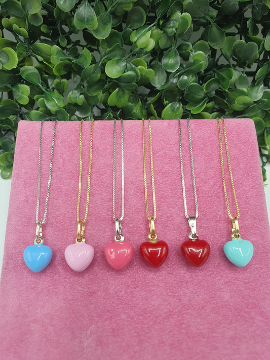 Collana Cuore Smaltato