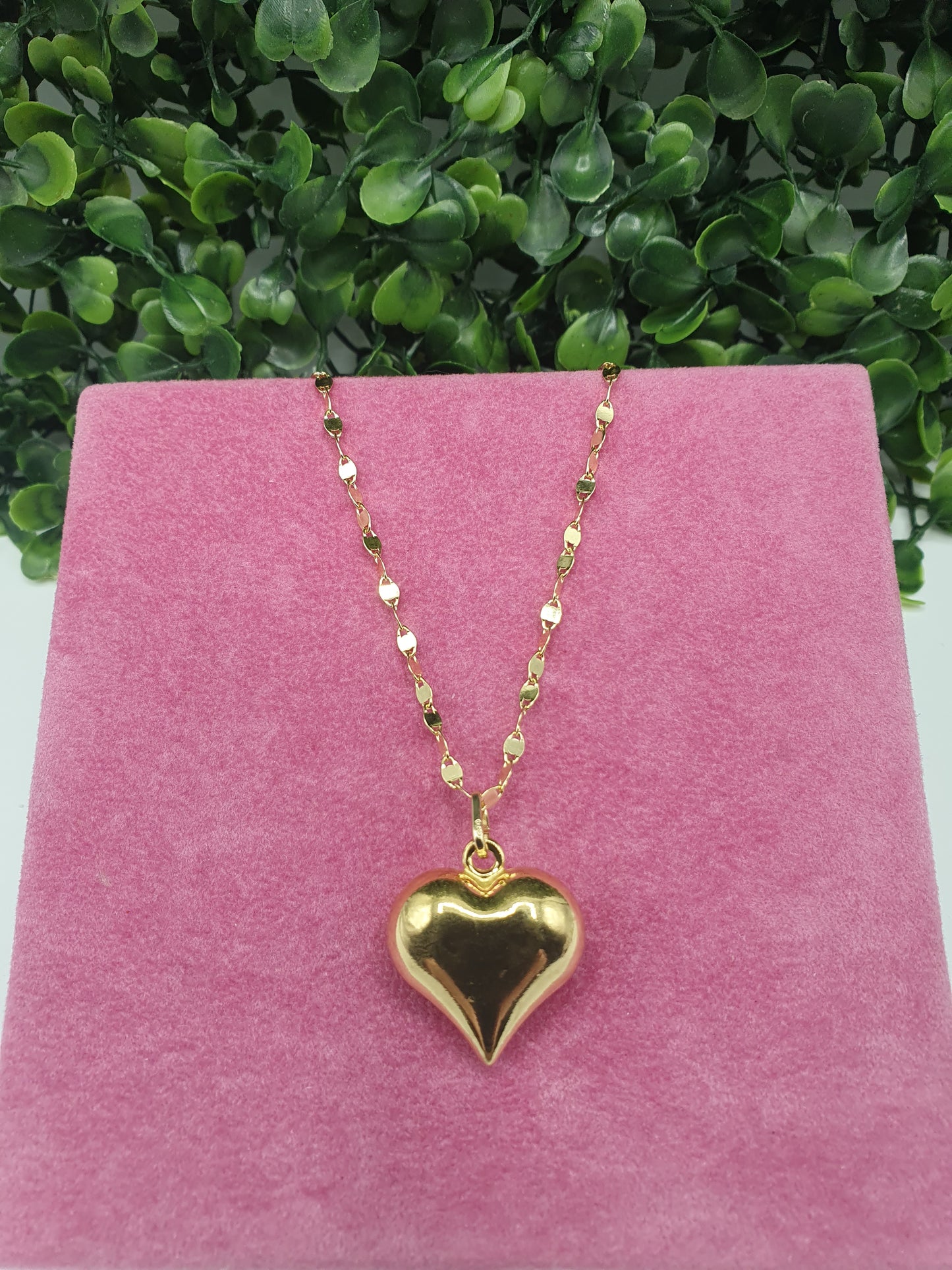 Collana Cuore Bombato Grande