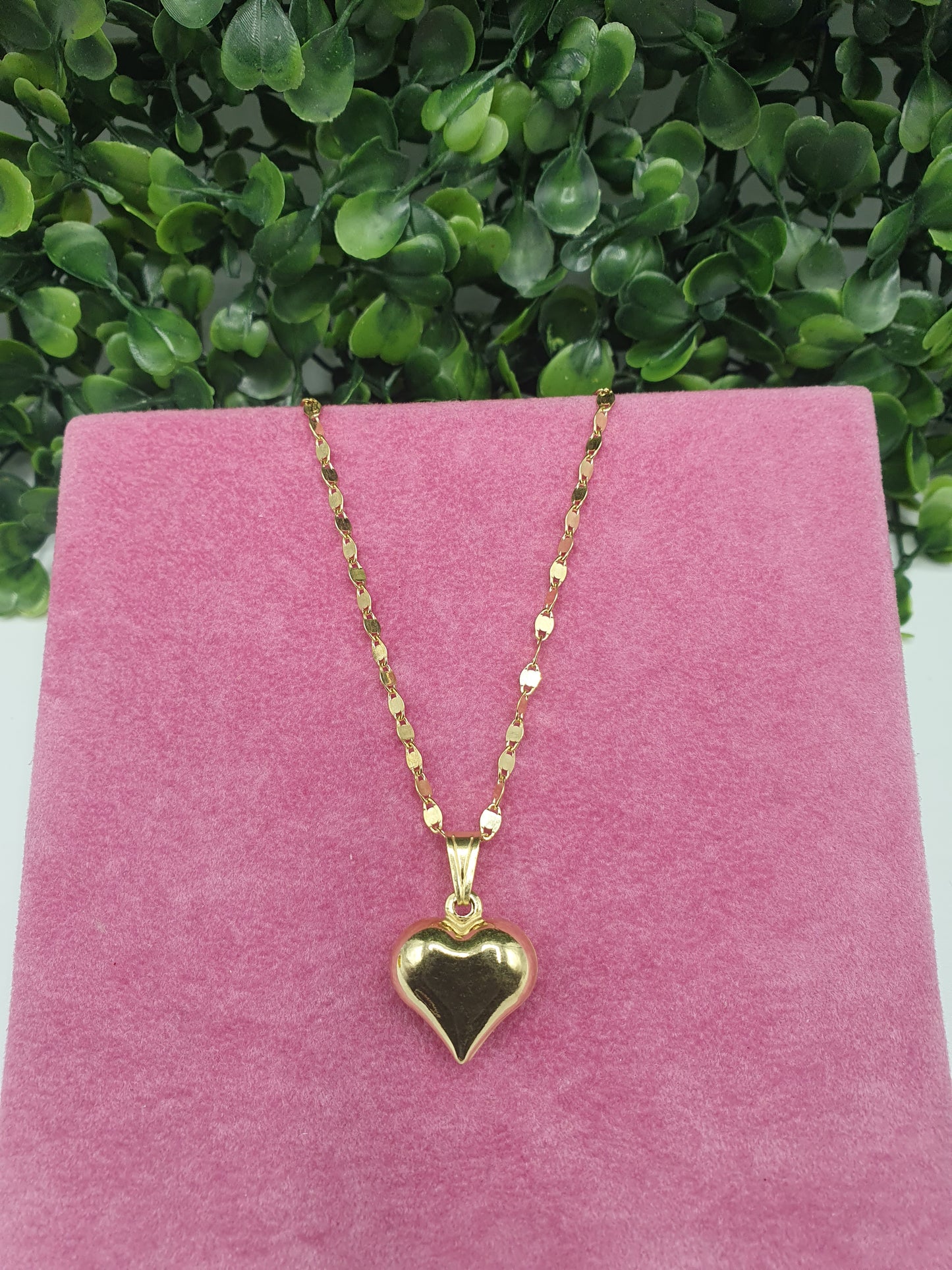 Collana Cuore Bombato Piccolo