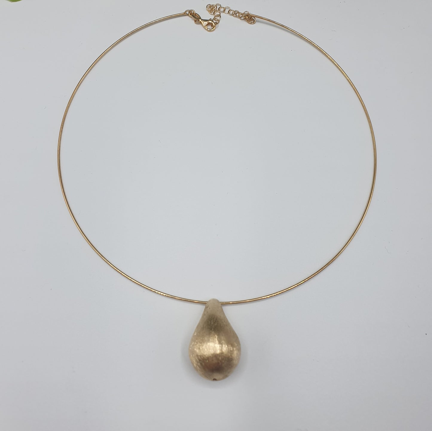 Collana Rigida Con Goccia