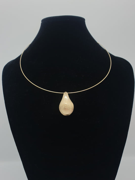 Collana Rigida Con Goccia