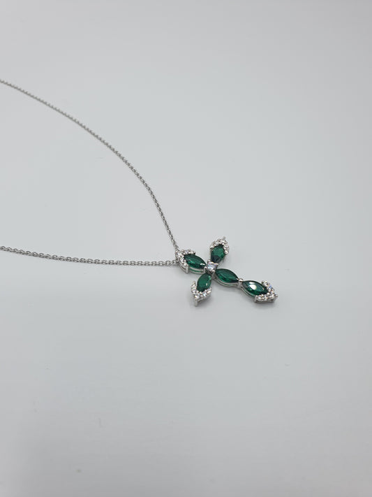 Collana Croce E Punto Luce