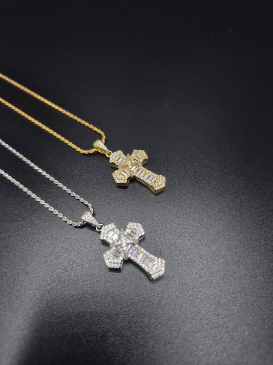 Collana Croce Pavè