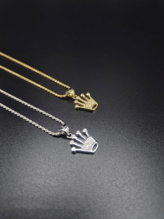 Collana Rolex Zirconata