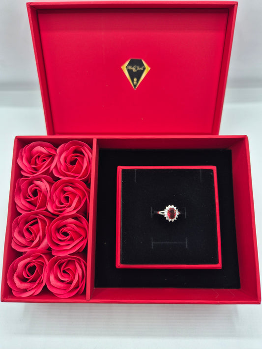 Box Flower Con Anello Kate