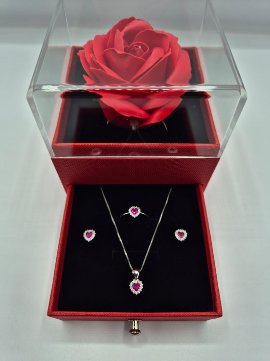 Box Love Parure Cuore