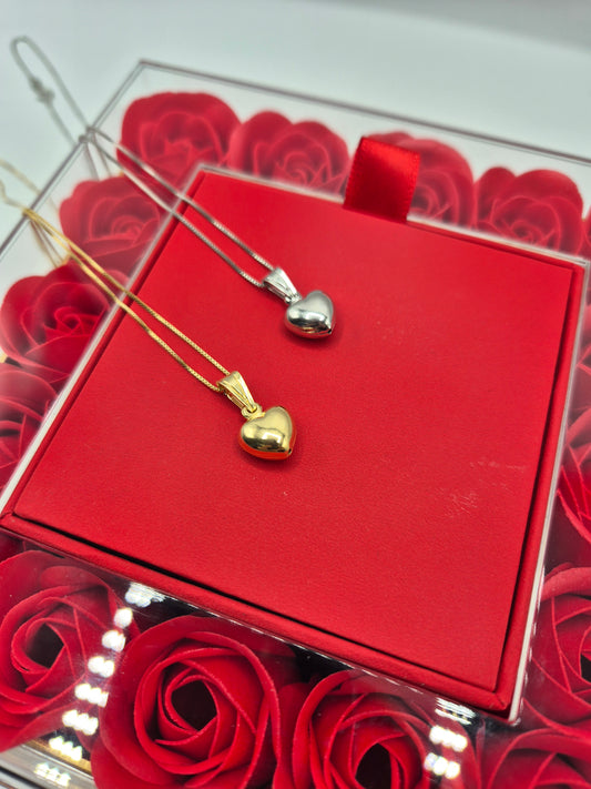 Collana Cuore Bombato