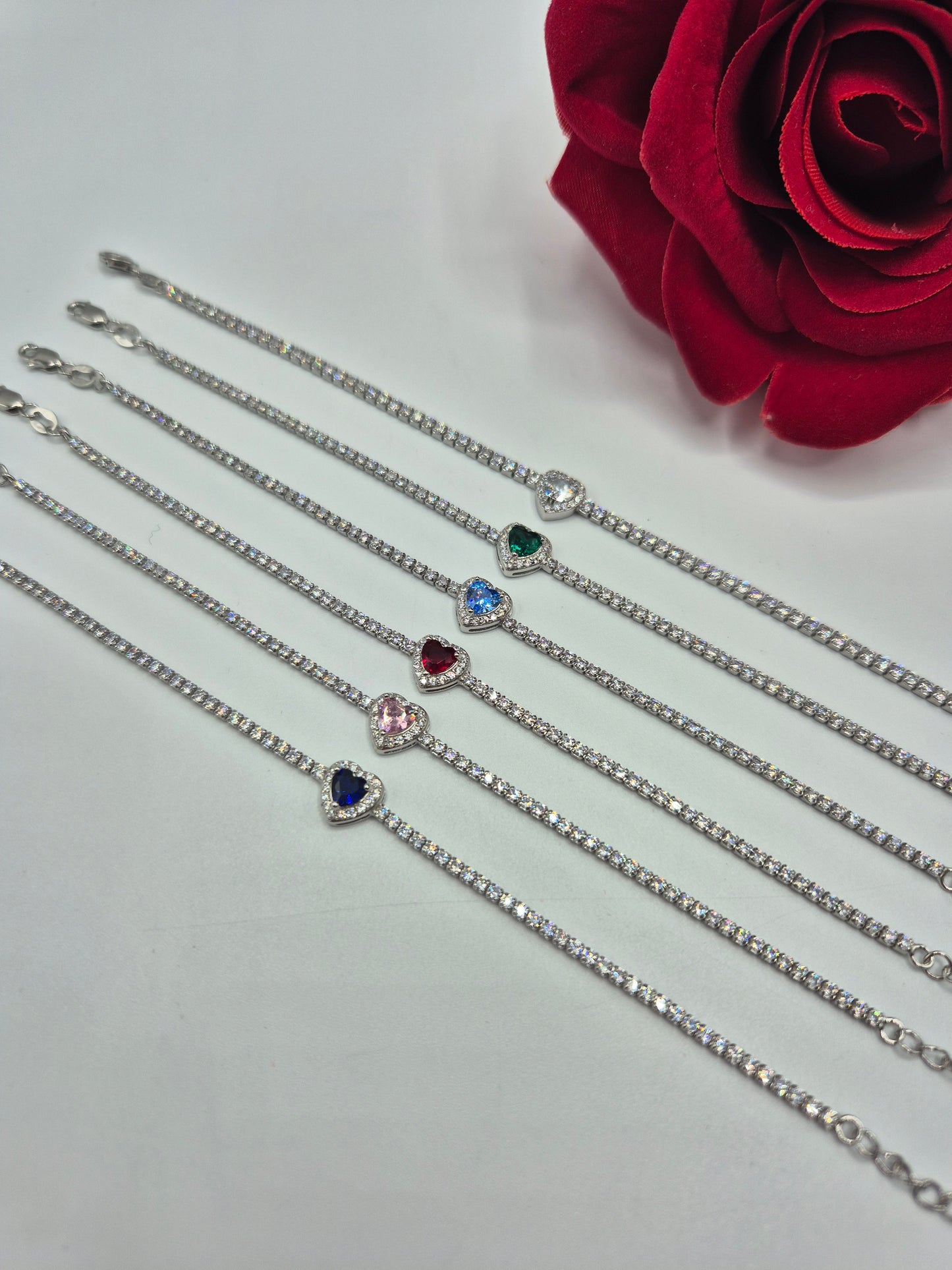 Bracciale Tennis Cuore