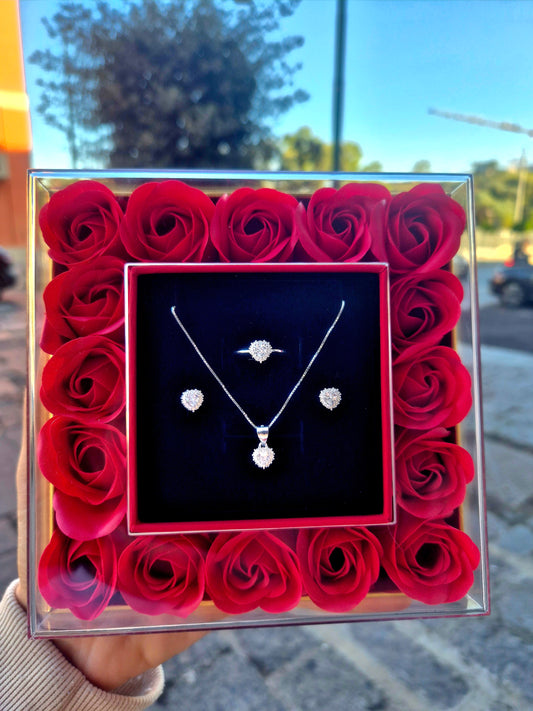 Box Flower Parure Cuore