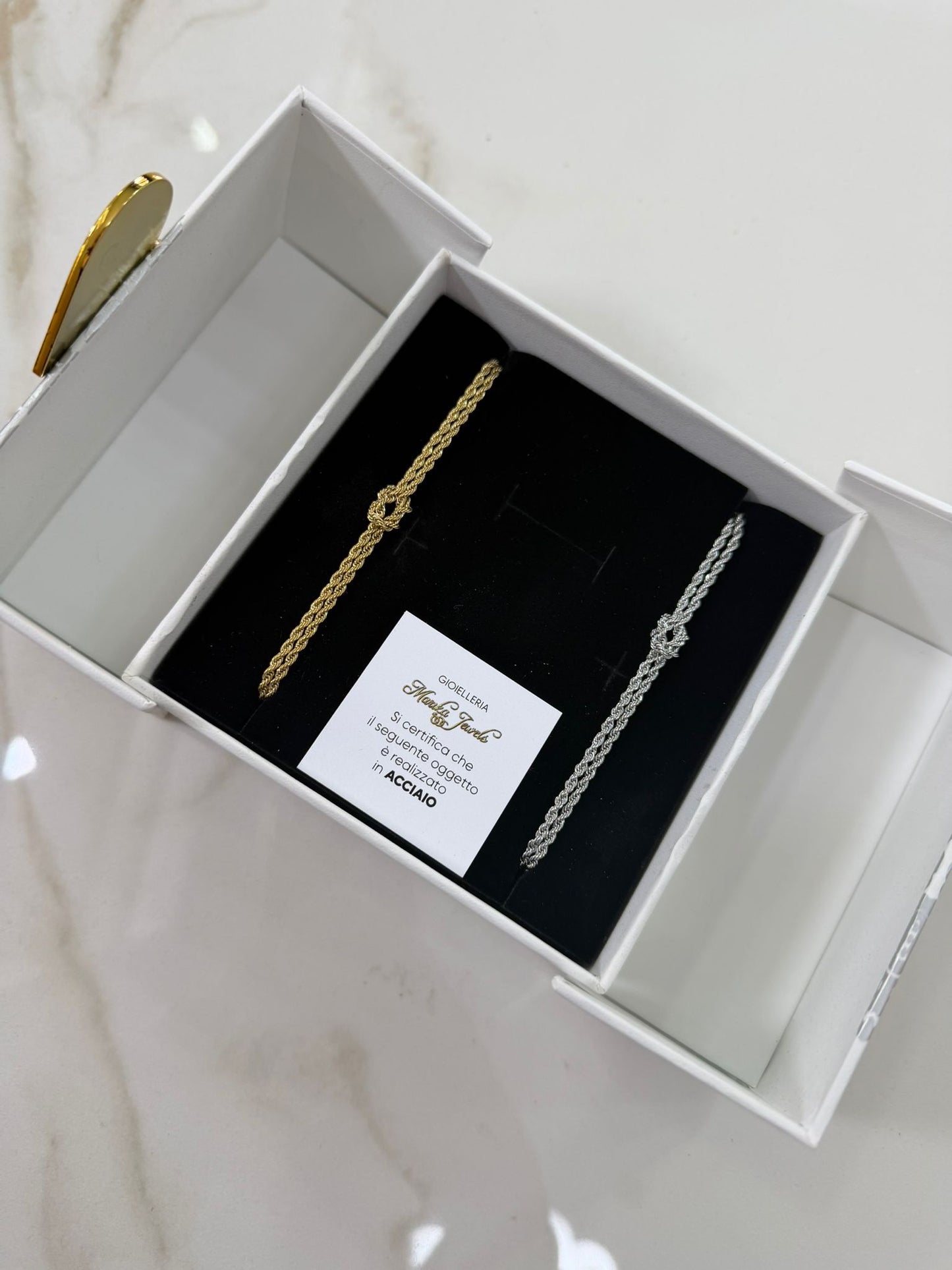 Box San Valentino  Con Bracciali Nodo