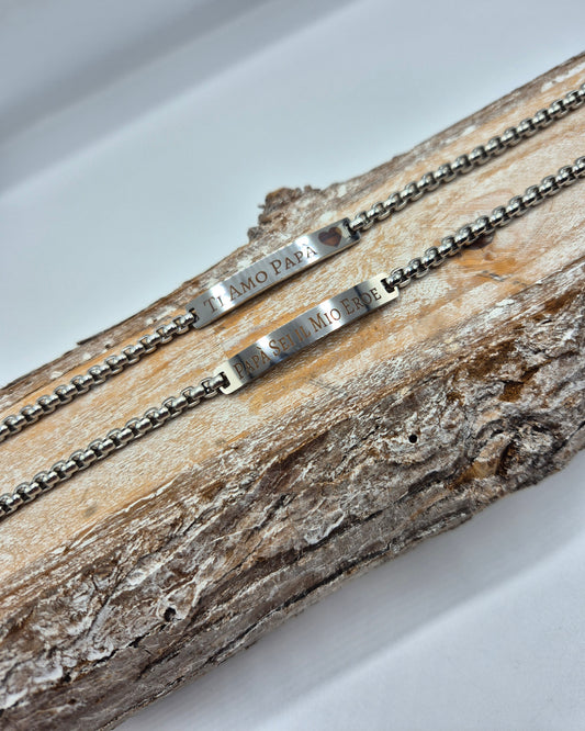 Bracciale Targa Personalizzabile